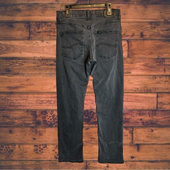 5 for $25🔥Lee Regular Fit Acid Wash Elastic Waist Jeans Size 16 Regular - Picture 2 of 8